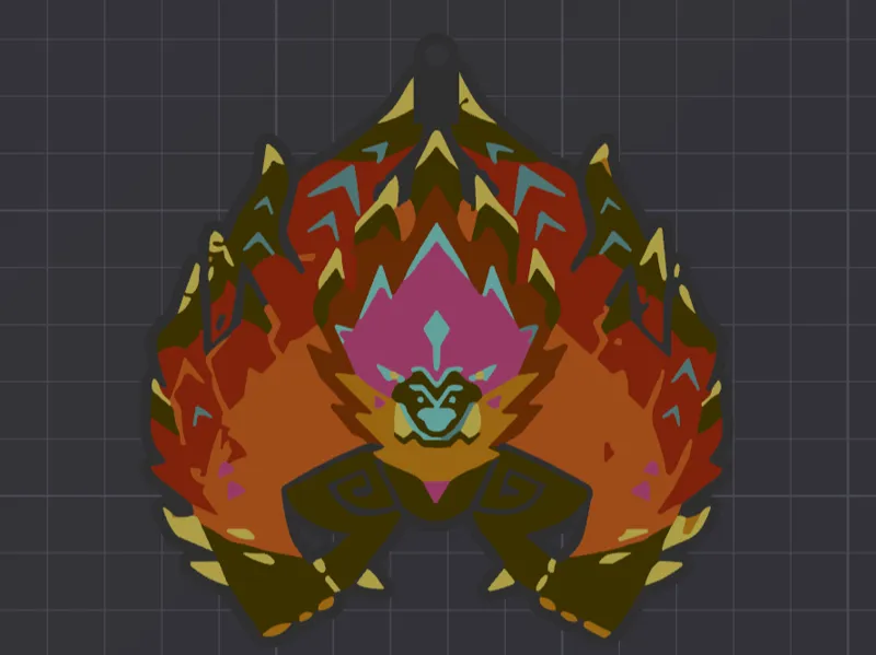 Monster Hunter Ajarakan Schlüsselanhänger