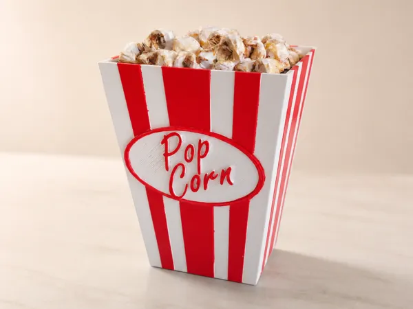 Tirelire pop-corn low poly