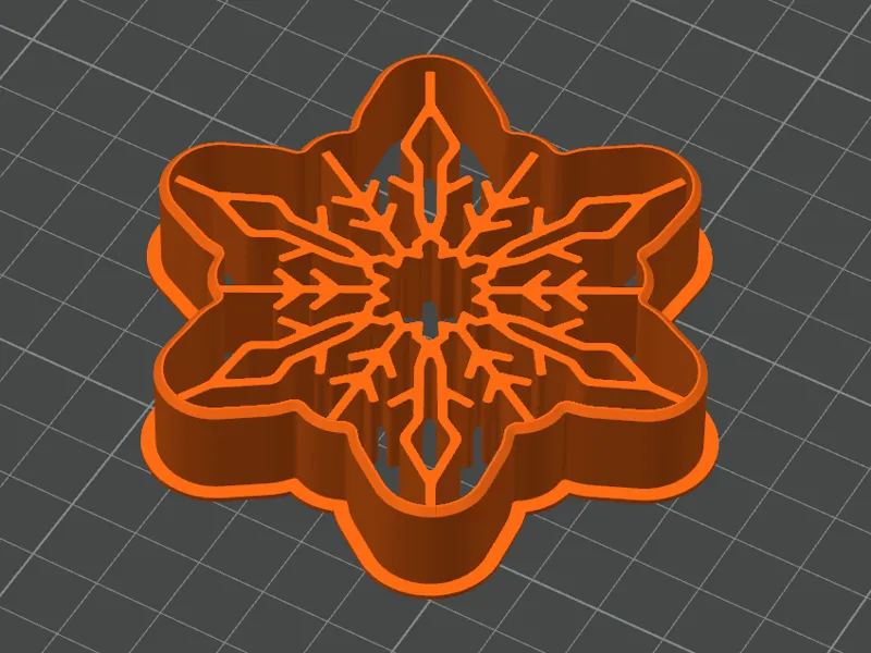 Christmas Snowflake Cookie Cuter