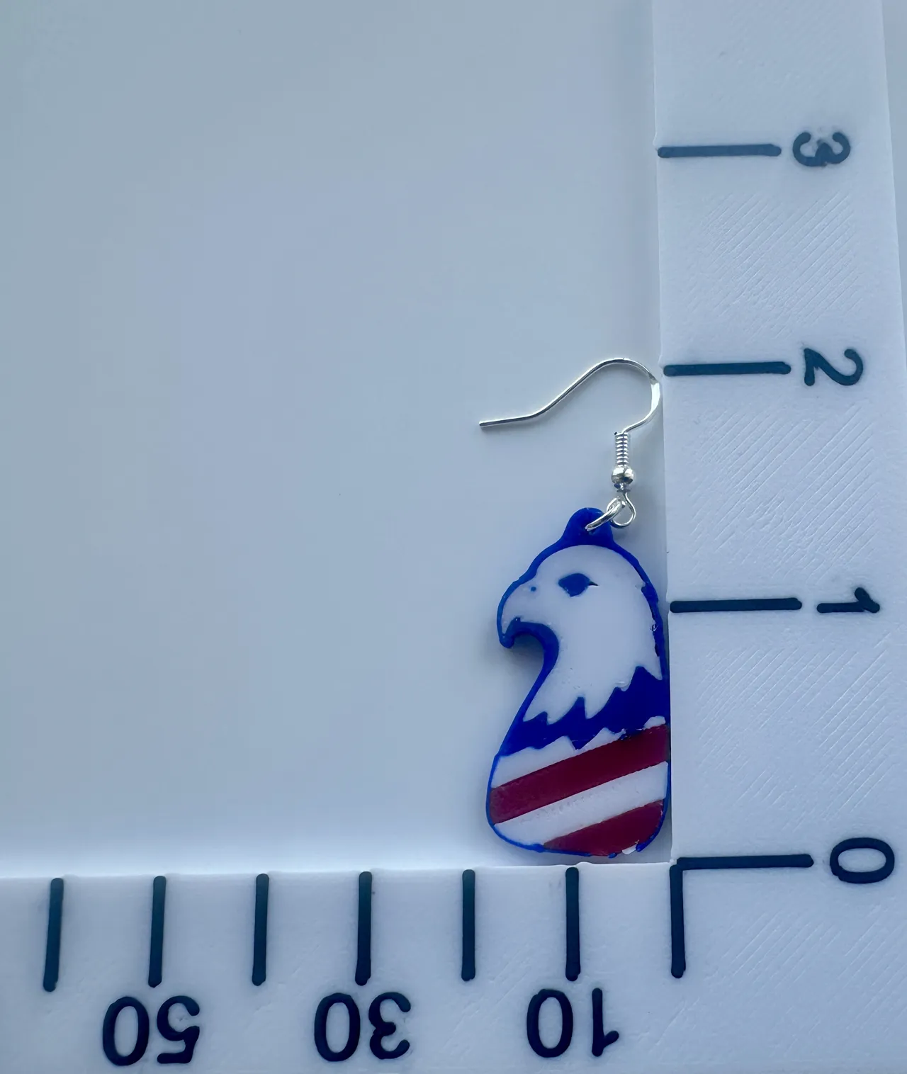 Patriotic Eagle Earrings view 2