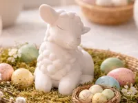 Agneau de Pâques — décoration attendrissante — photo 1