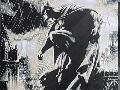 Hueforge Batman