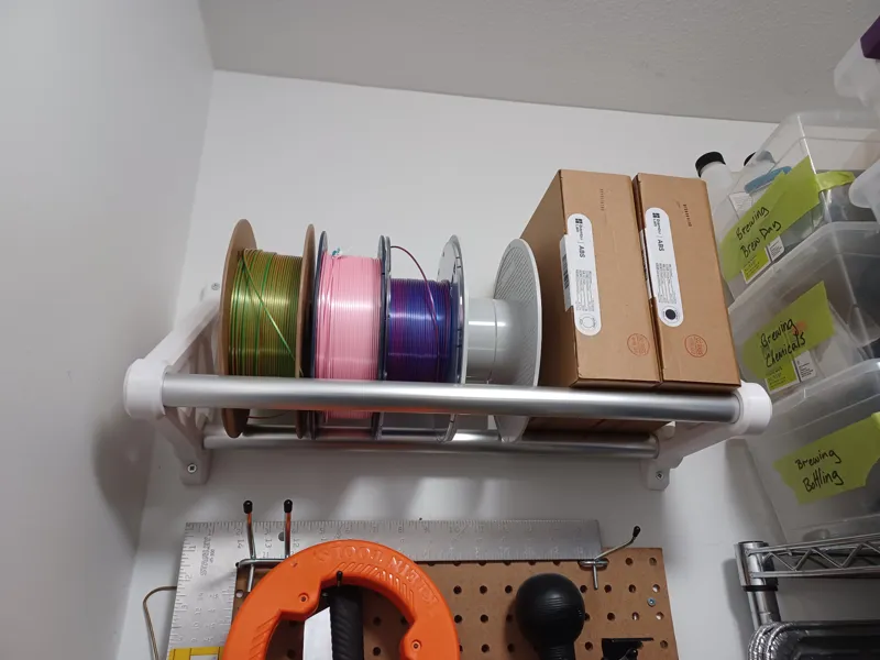 Filament Rack for 1" Closet Rod
