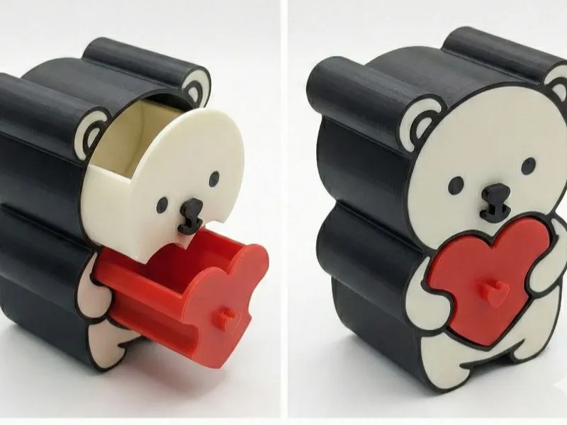 heart-stealing teddy bear drawer
