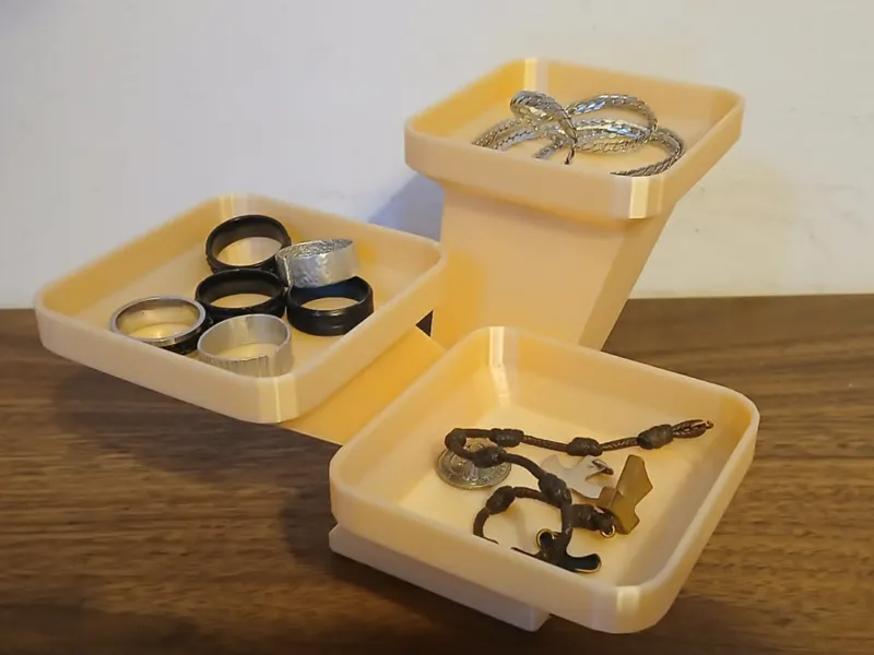Minimalistic unisex jewelry stand - Print in place