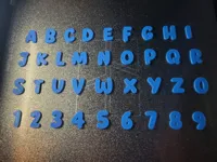 Lettres et chiffres ludiques pour loisirs créatifs, pancartes et étiquettes — photo 2