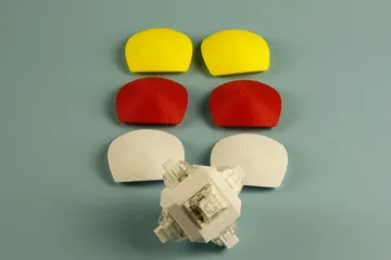 Objeto manipulable: Clicker Ball Fidget Toy — vista de referencia 5