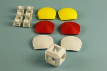 Objeto manipulable: Clicker Ball Fidget Toy — vista de referencia 4