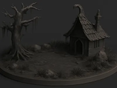 Swamp RPG Scene