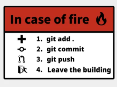 In Case of Fire: Programmer Edition