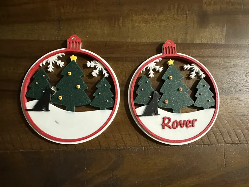 2024 Dog Ornament