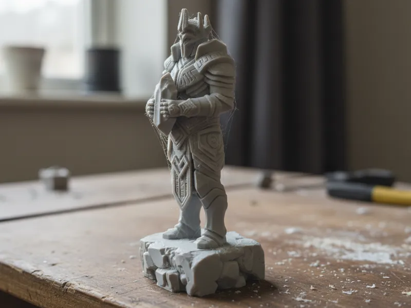 Obsidian Wraith Guardian – Arcane Statue