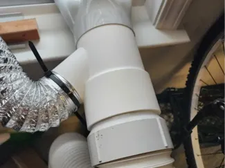 120MM Y-Duct with 80mm input