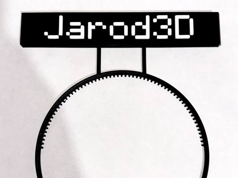 Minecraft Nametag Headband