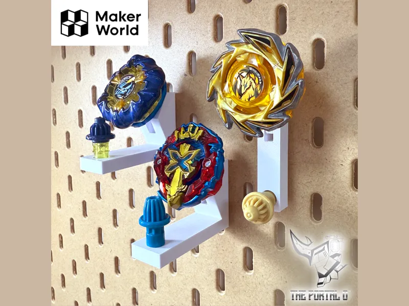Beyblade X IKEA Skadis Display Collection + Hooks