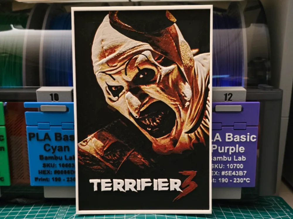 Terrifier 3 Movie Poster Art by Lumpy3D MakerWorld