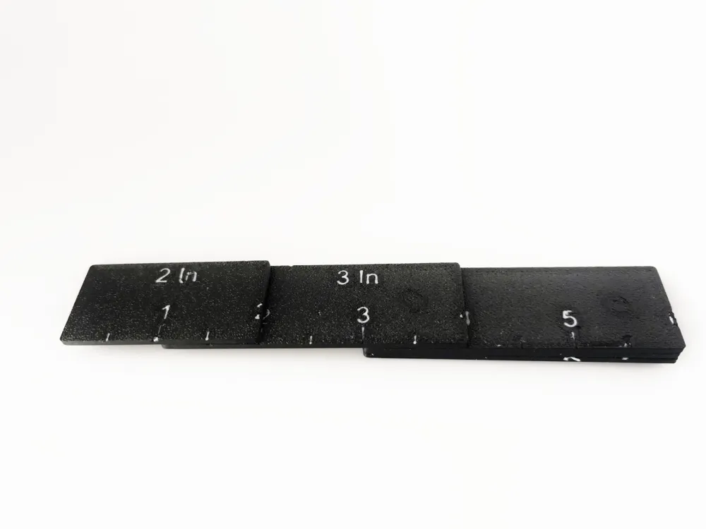 Folding Inch Ruler for Wargames by Yappanappa MakerWorld