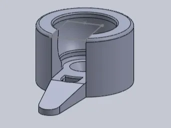 Car anti-theft volumetric sensor support