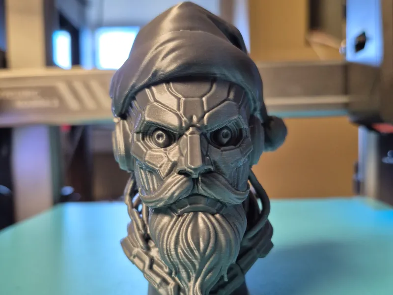 Cyber Santa Bust