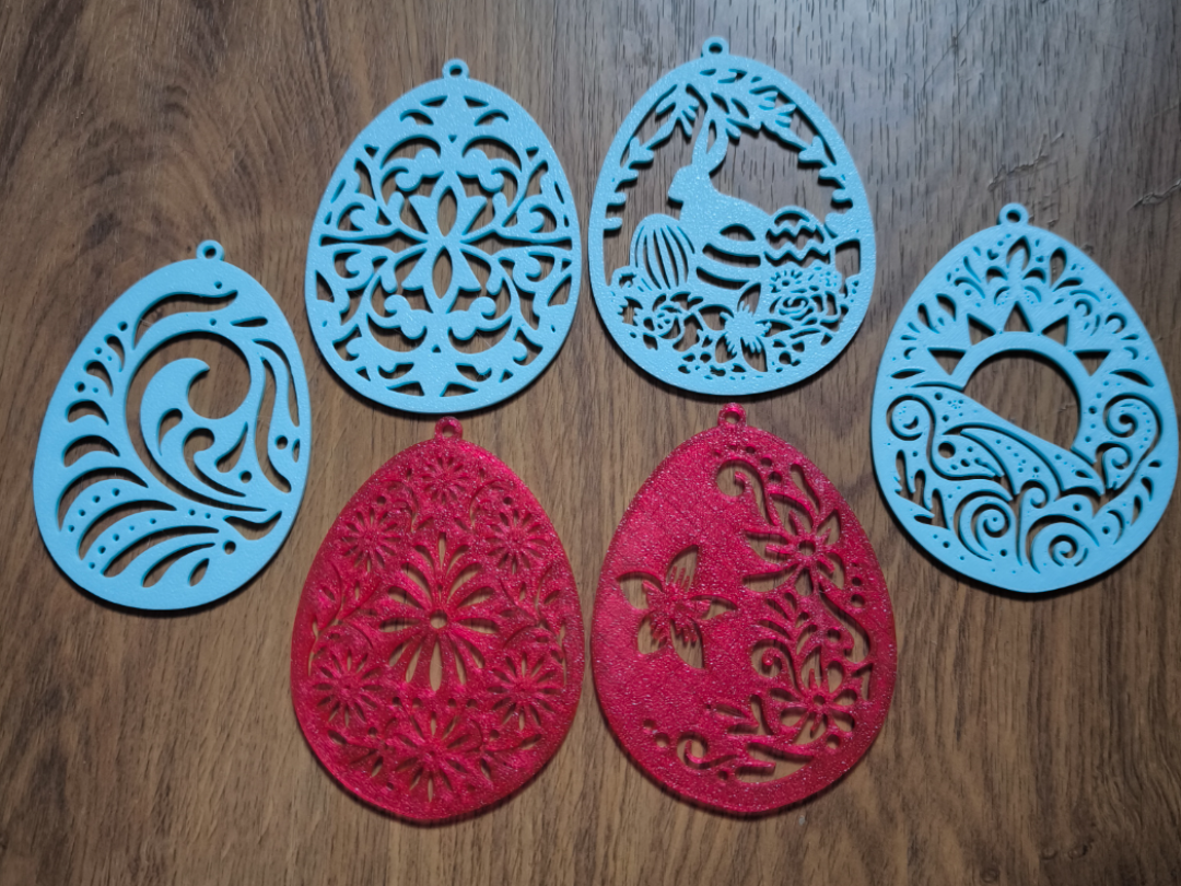 Easter Egg Ornament Set