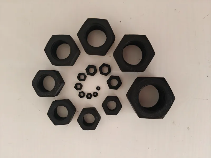 Nut DIN 934 - M2-M24 - no supports