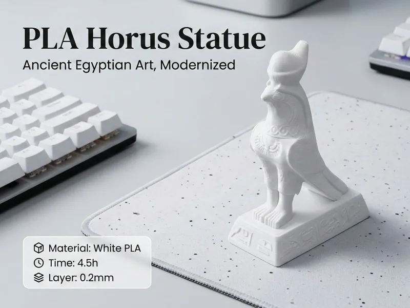 Ancient Egypt: Horus the Falcon God Statue