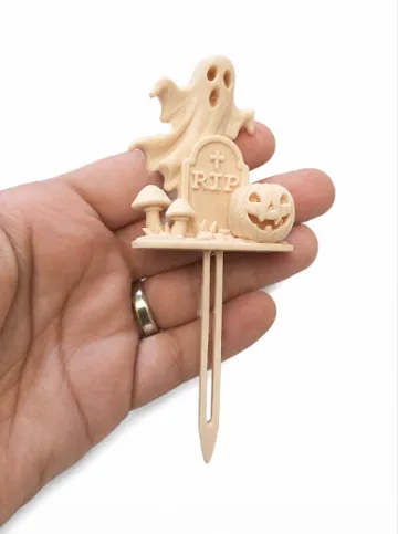 Adorno temático: Cute Halloween Ghost Plant Topper — vista de referencia 4