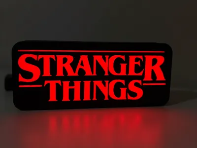 Stranger Things Logo Lightbox 