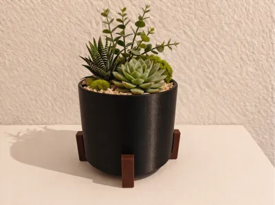 Minimalist Flower Pot with Stand