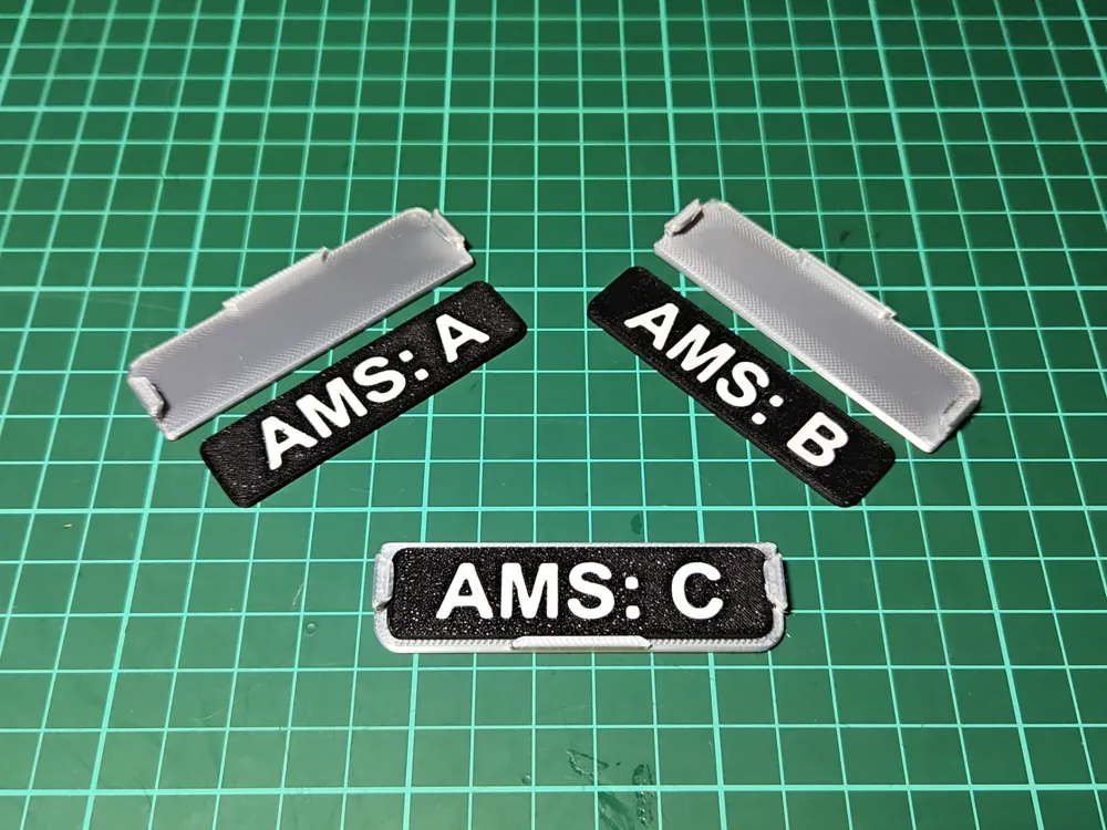 AMS Unit Labels - Free 3D Print Model - MakerWorld