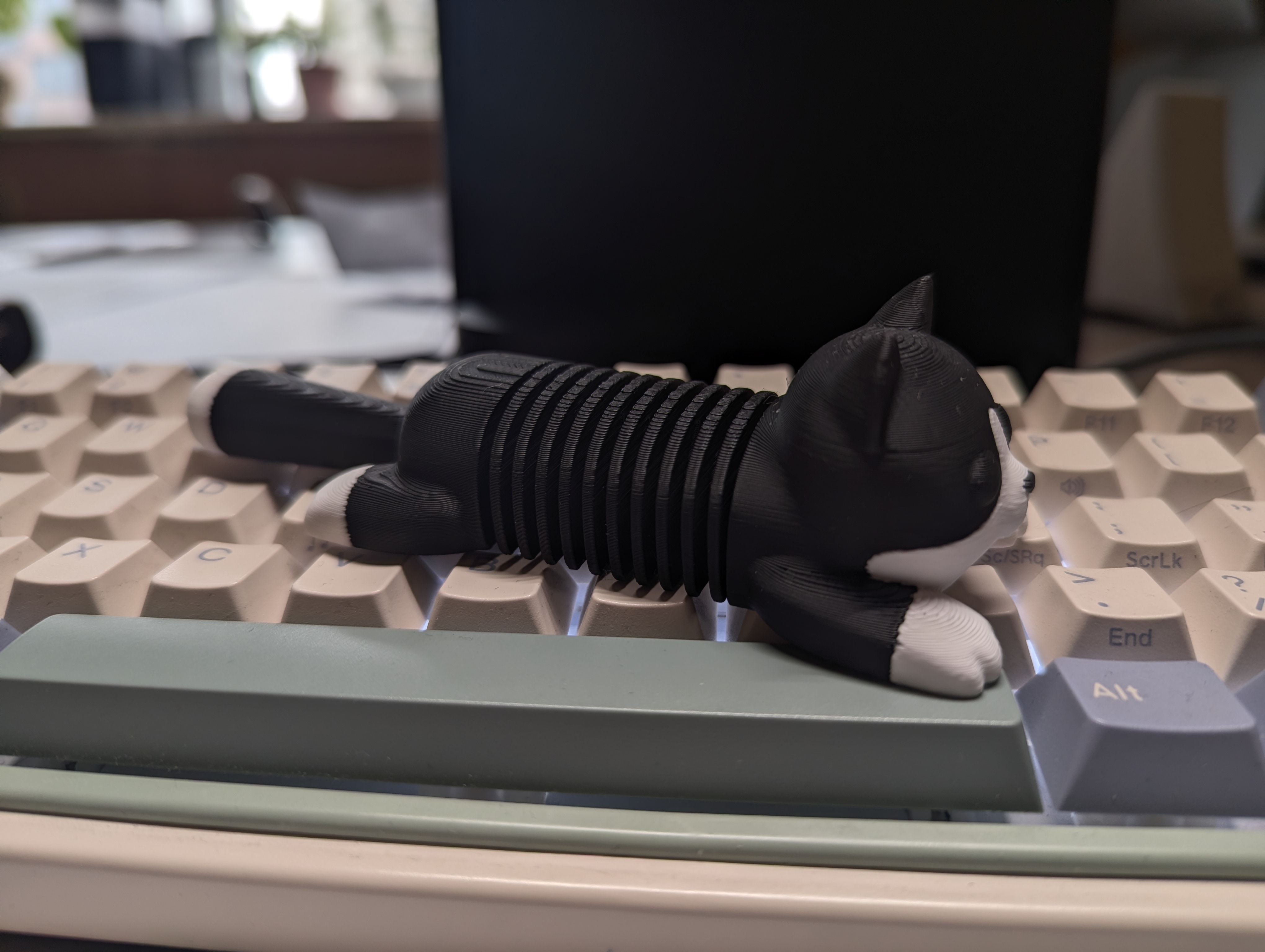 Miniatura 1 do modelo 3D Flexi Mini Cat [Spring]