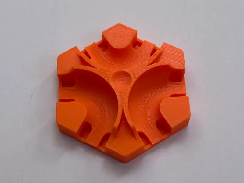 Gravitrax compatible 3-way high speed curve