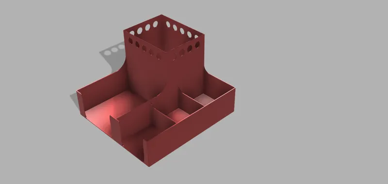 Office organizer for pens and paper