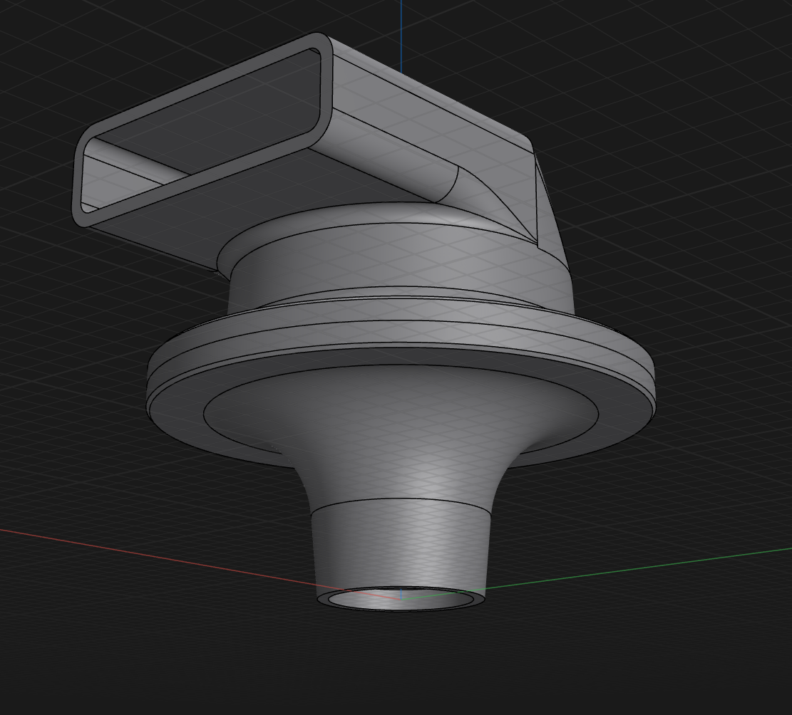 Miniatura 4 do modelo 3D 纱窗磁吸通风口