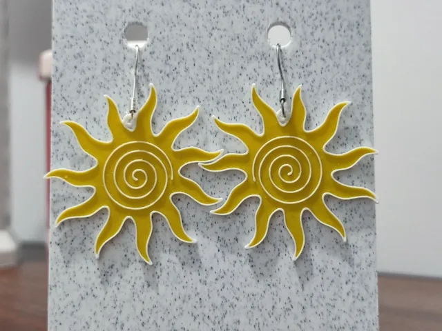 Aretes Sol de Espiral