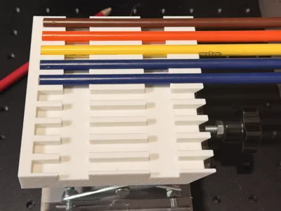Pencil jig for ComMarker's riser platform