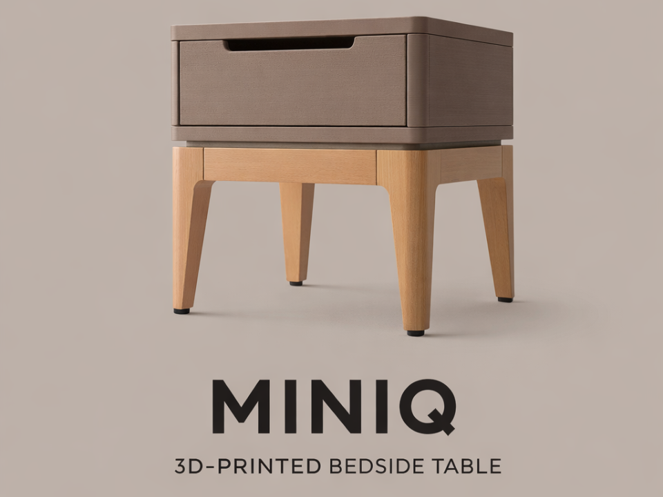 MiniQ– Modular 3D Printed Desktop Drawer System