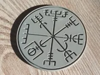 Dessous de verre boussole viking — photo 1