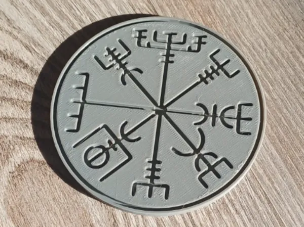 Dessous de verre boussole viking