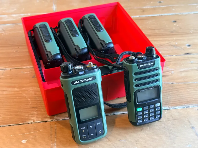 Gridfinity Tray for Baofeng GMRS Radios