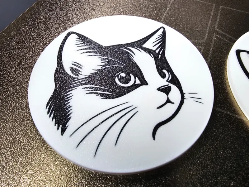 Cat cup coaster 