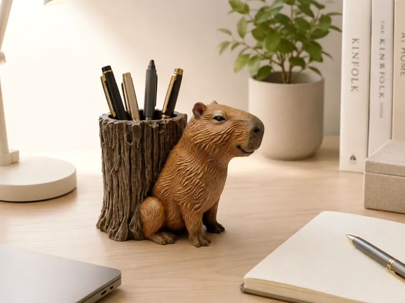 Capybara Desk Organizer & Pen Holder