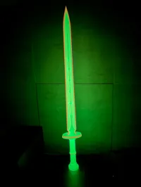 Dual-color blade, no aluminum strips required