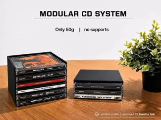 Modular CD Storage System | 50g Optimized 