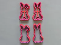Emporte-pièce lapin de Pâques pour pâte à modeler — photo 1