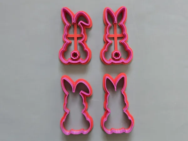Emporte-pièce lapin de Pâques pour pâte à modeler