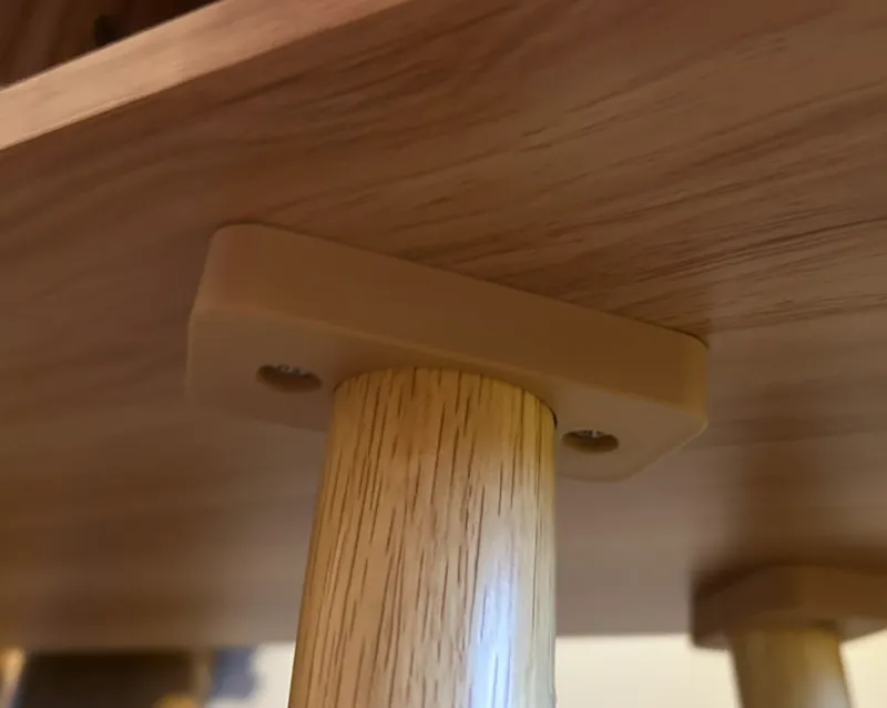 Splayed Furniture Leg Connecter Block