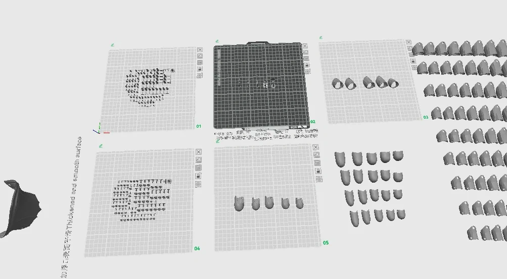 Miniatura 3 do modelo 3D 100％3D打印板甲手套，拼装模型，高灵活度，自带多尺寸替换件