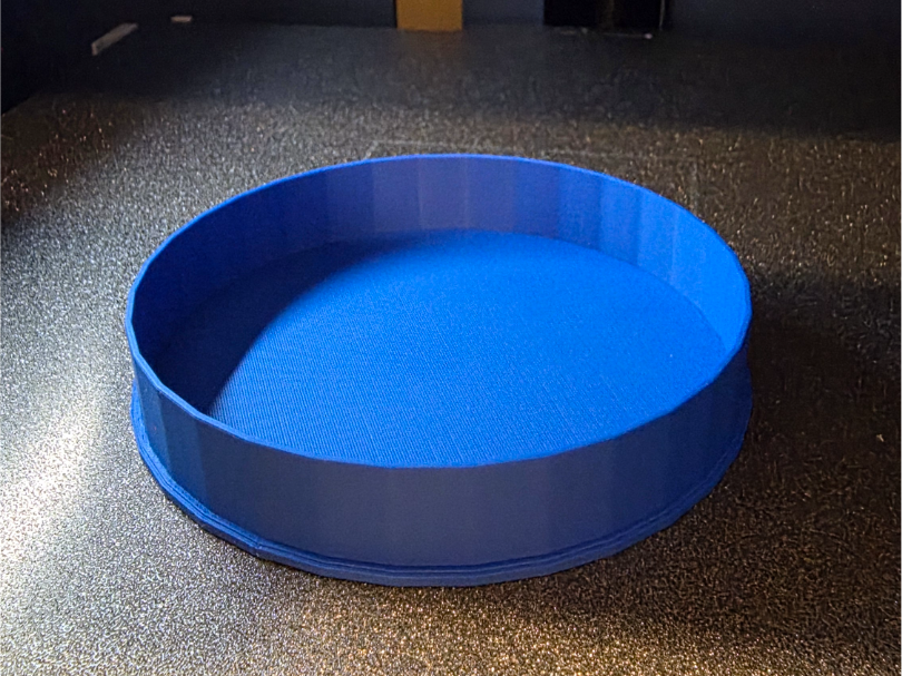 Lid for open cans or glasses/cups (thin edge, rim)