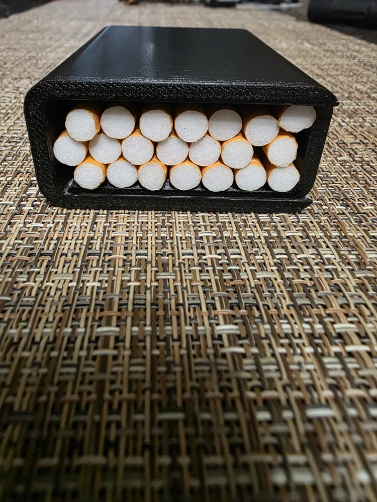 cigarette case with mini bic holder - Free 3D Print Model - MakerWorld